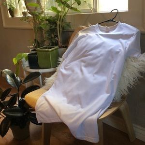 White tshirt dress